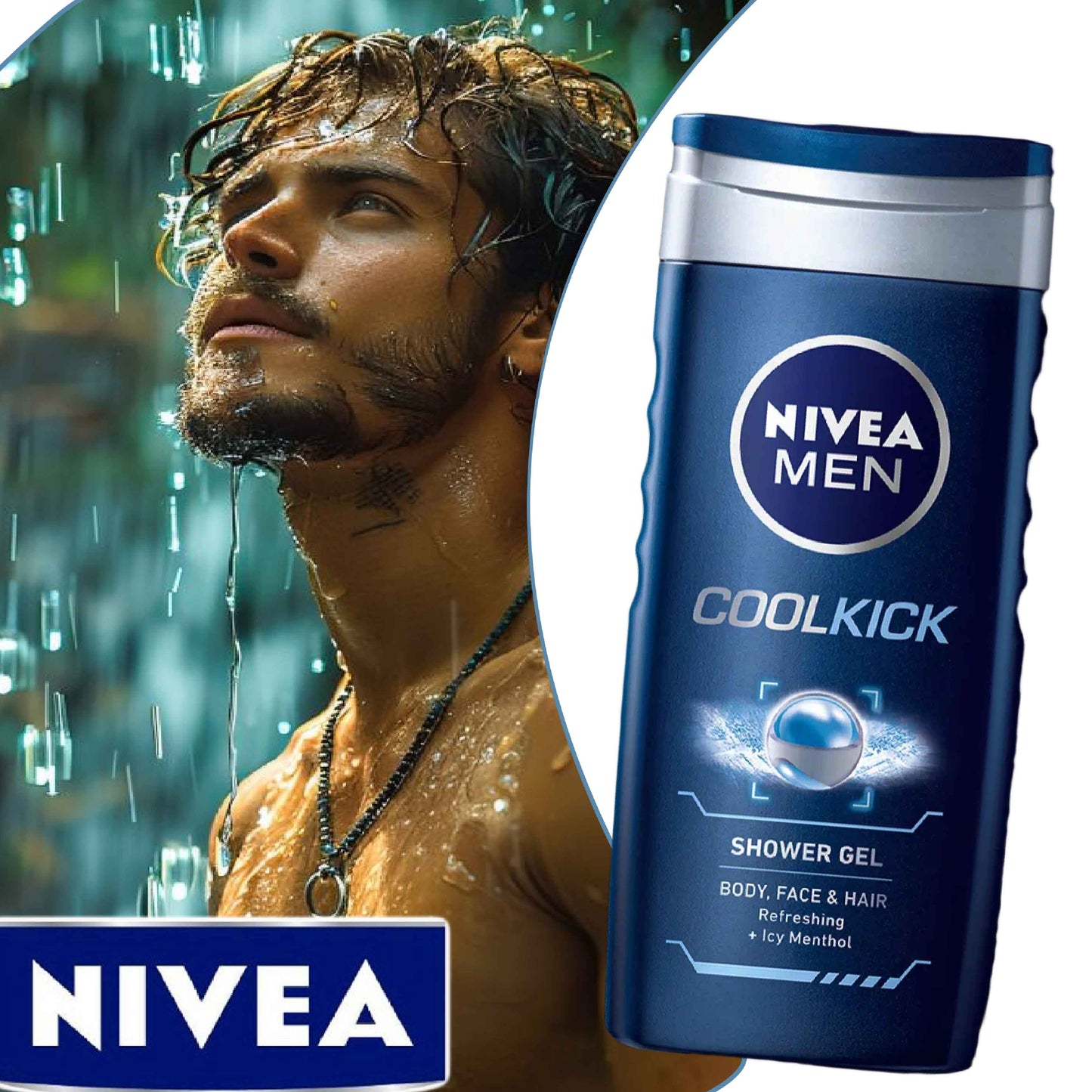 Nivea Men Cool Kick Shower Gel