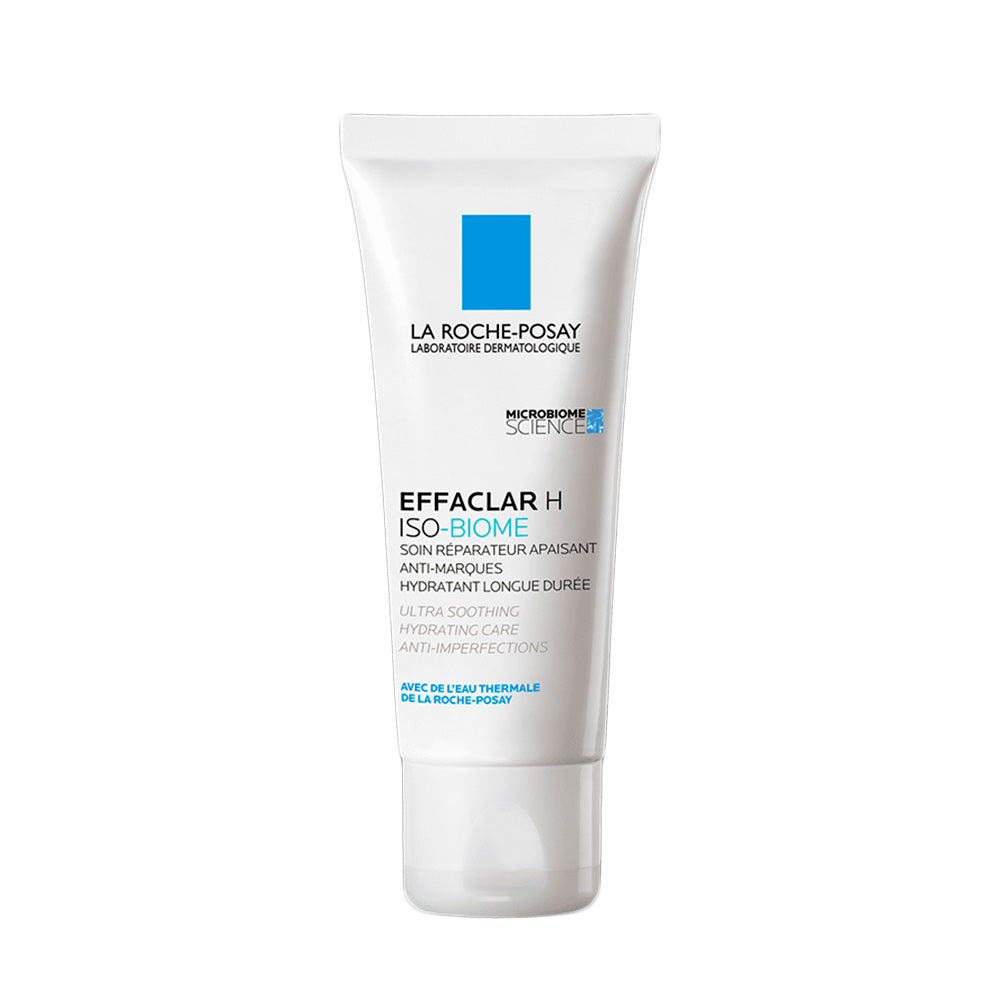 يعوض EFFACLAR H ISO-BIOME اضطرابات البشرة ويقلل من العيوب