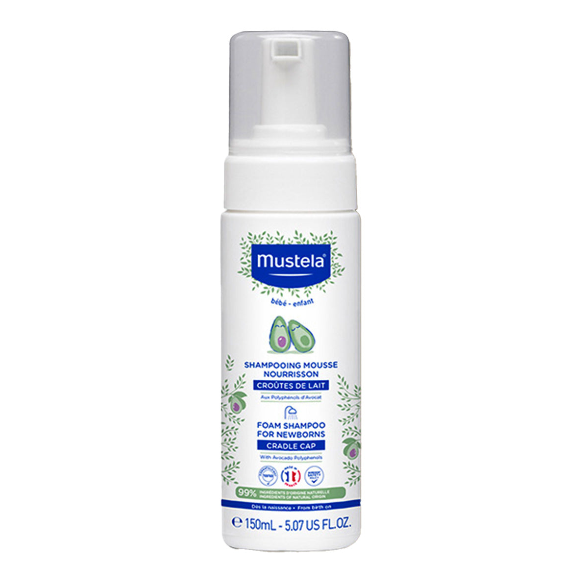 Mustela Foam Shampoo for Newborns