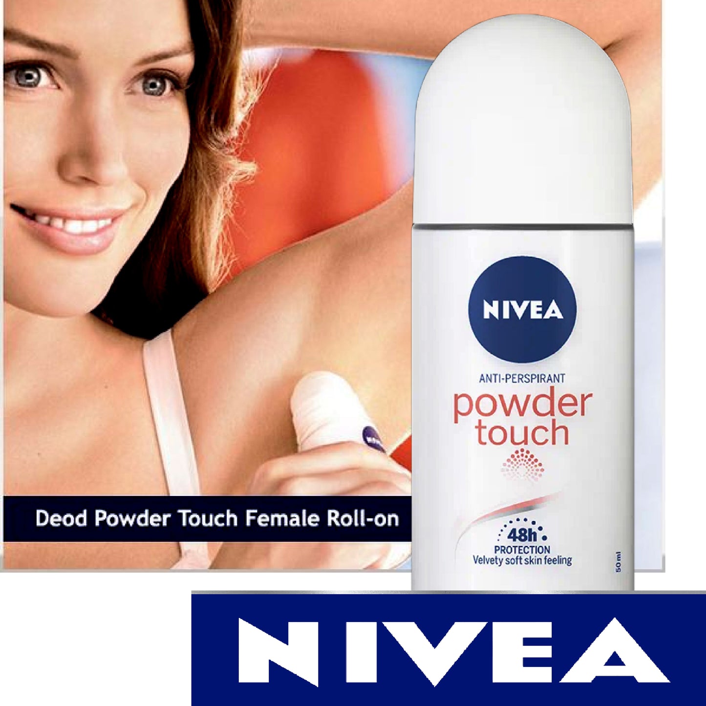 Nivea Powder Touch  Anti-Perspirant Women Roll-On