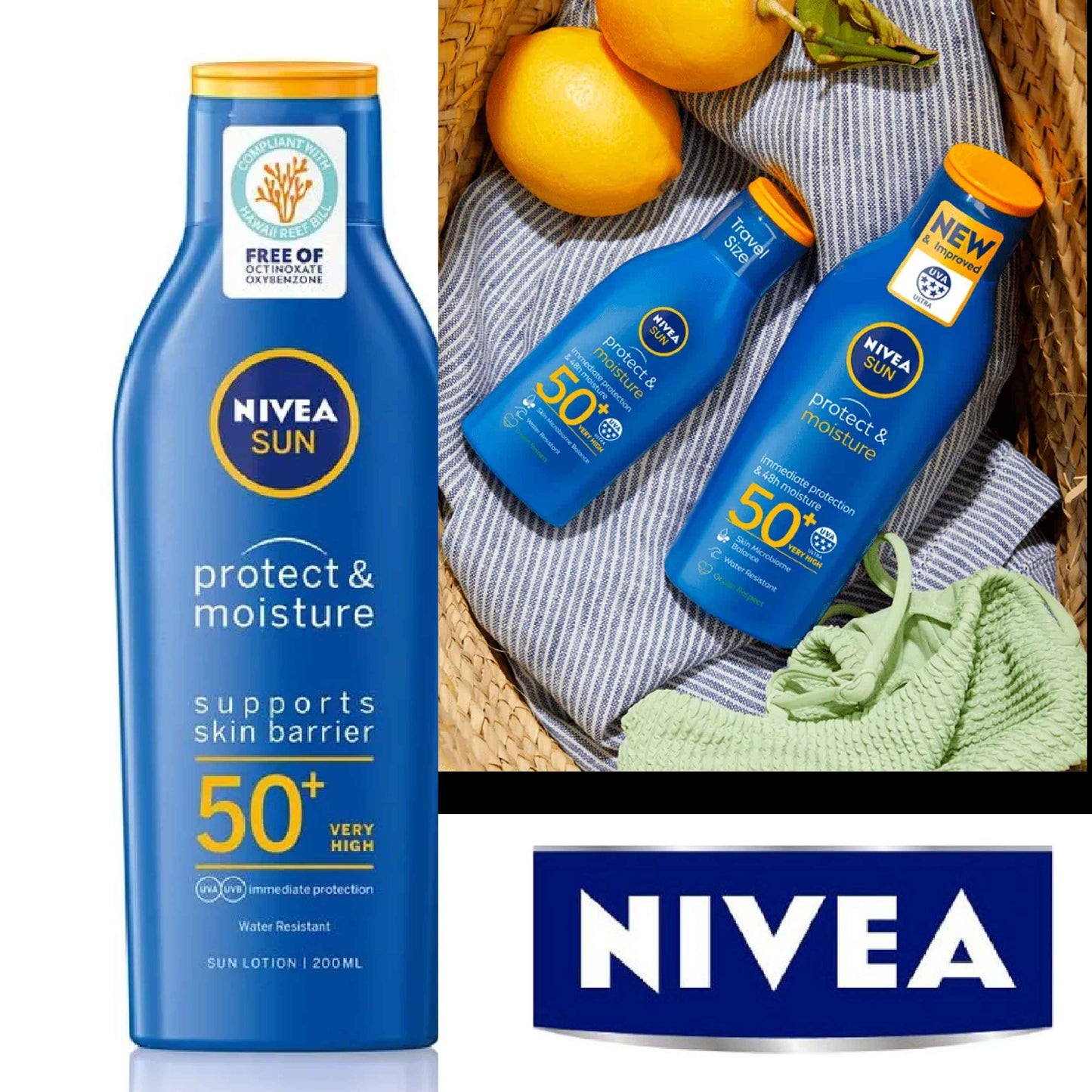 Nivea Sun Protect & Moisture SPF50 Lotion