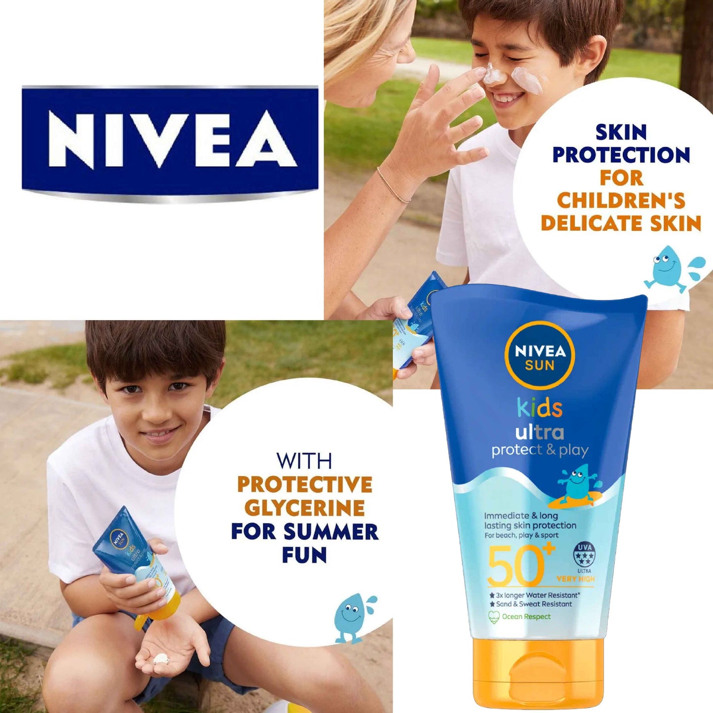 Nivea Sun Kids Ultra Protect & Play SPF50 Lotion