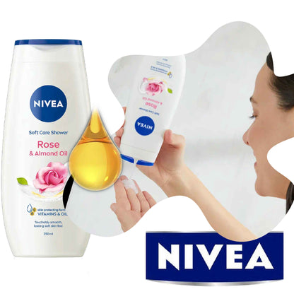 Nivea Rose & Almond Oil Shower Cream