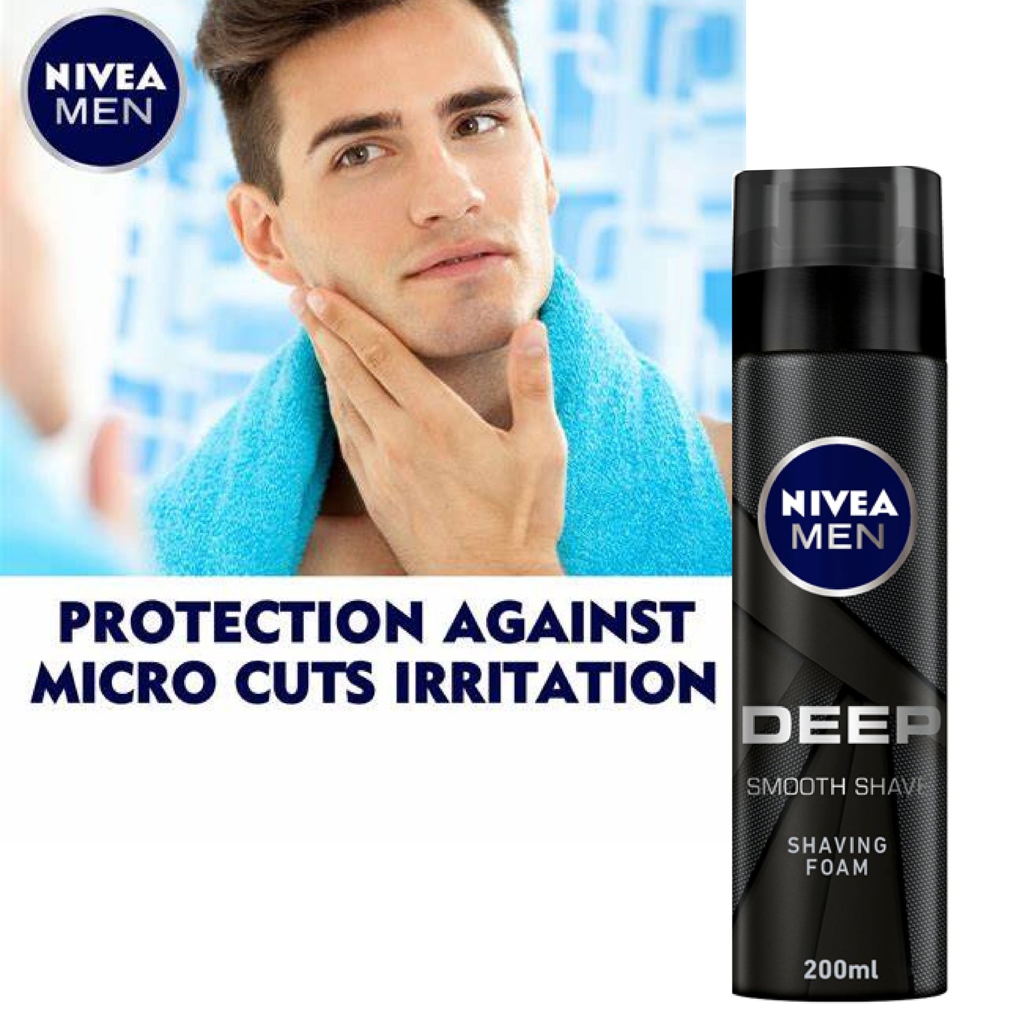 Nivea Men Deep Smoth Shaving Foam